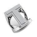SR3392-T — Ring - 9k White Gold
