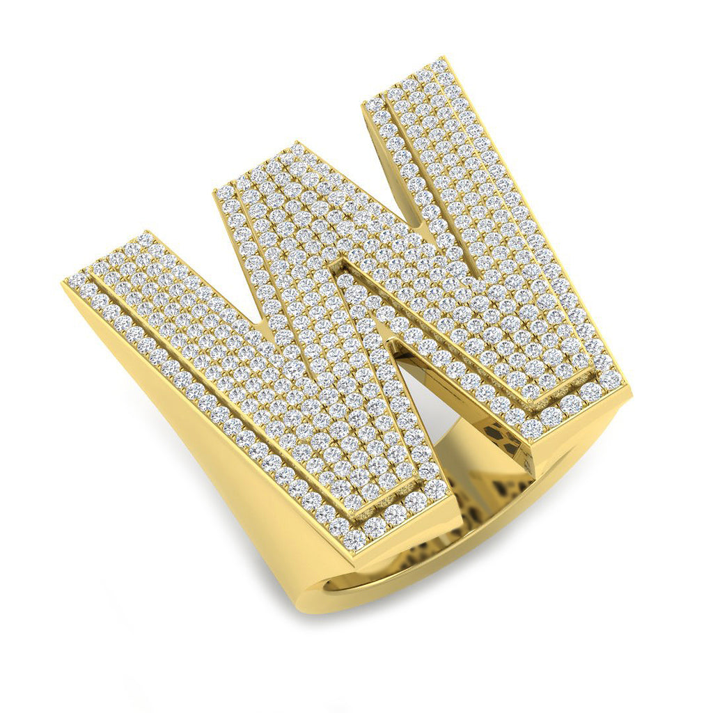 SR3392-W — Ring - 9k Yellow Gold
