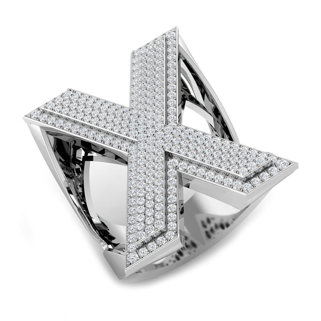 SR3392-X — Ring - 9k White Gold
