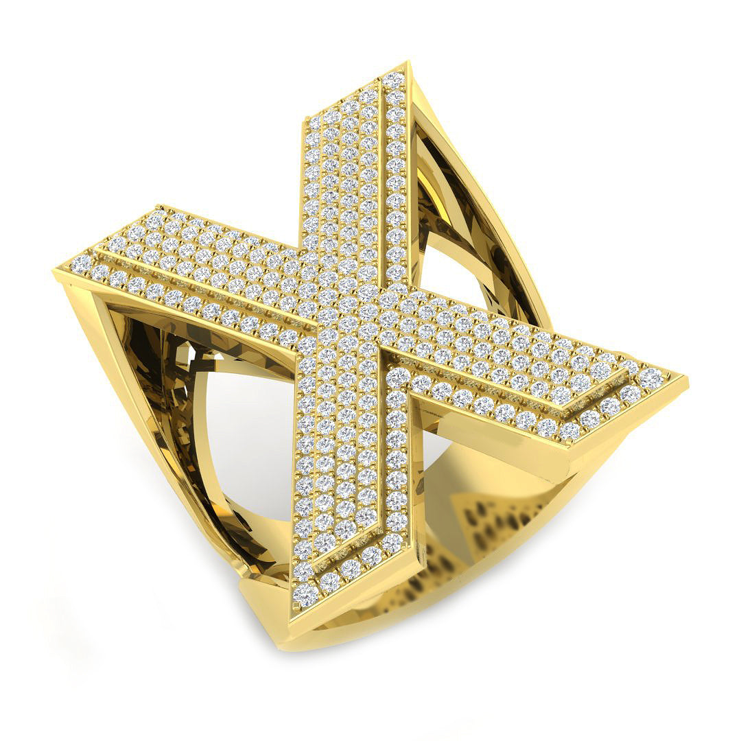 SR3392-X — Ring - 9k Yellow Gold