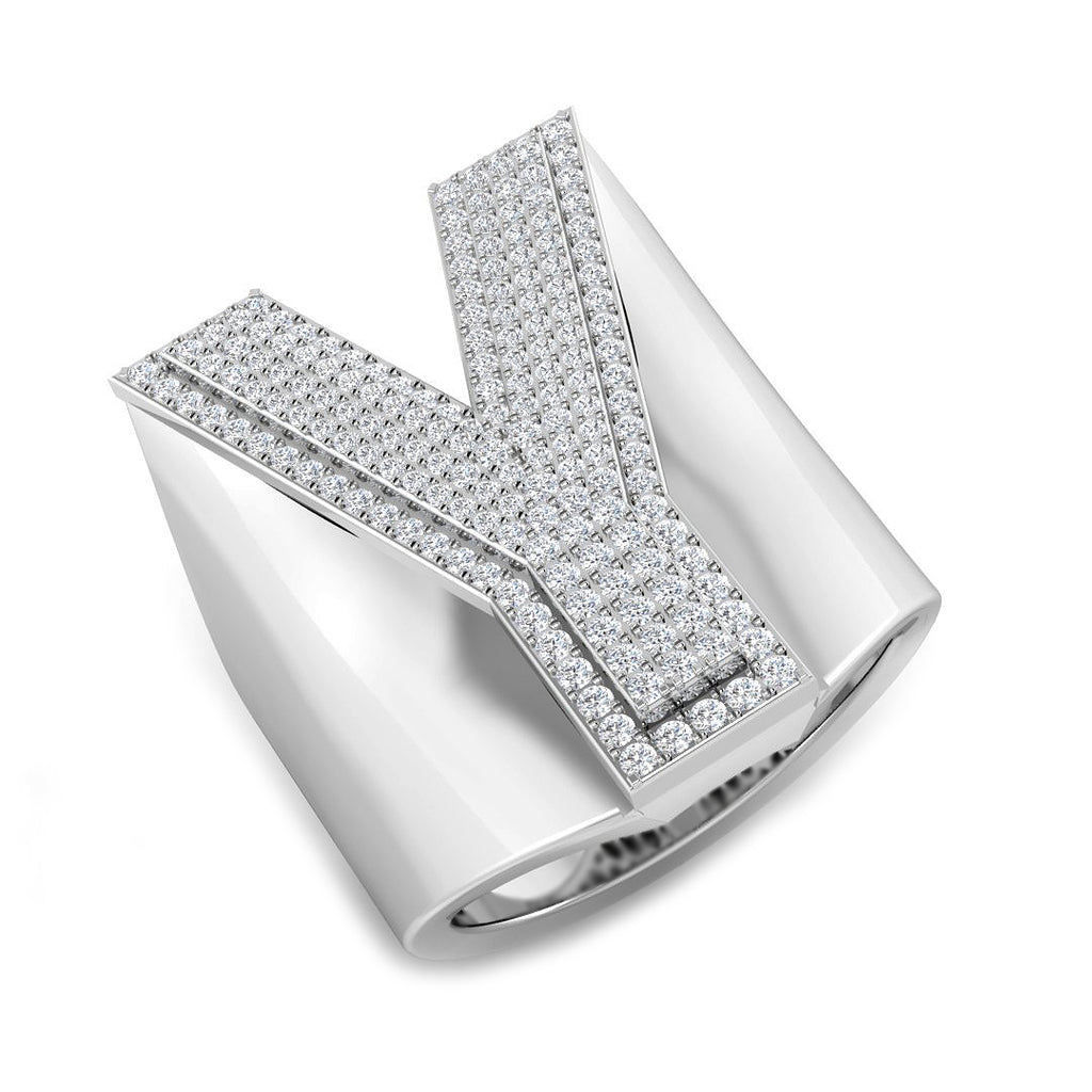 SR3392-Y — Ring - 9k White Gold