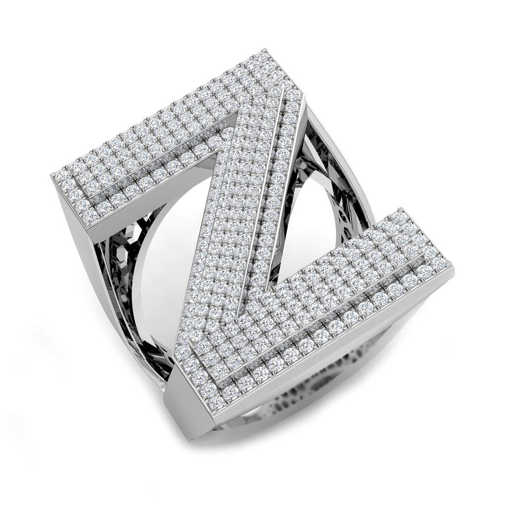 SR3392-Z — Ring - 9k White Gold