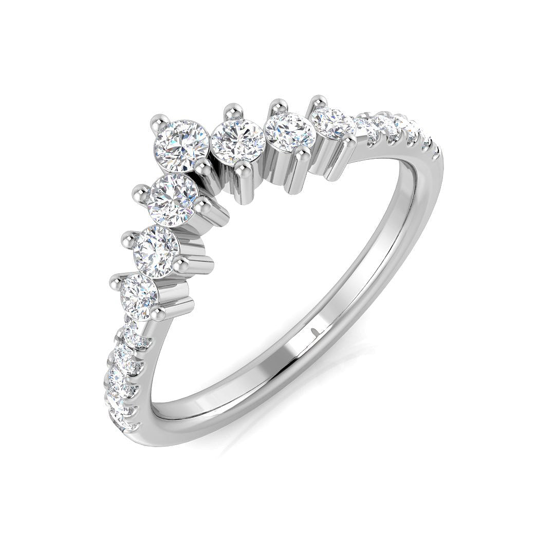 SR3396 — Ring - 9k White Gold