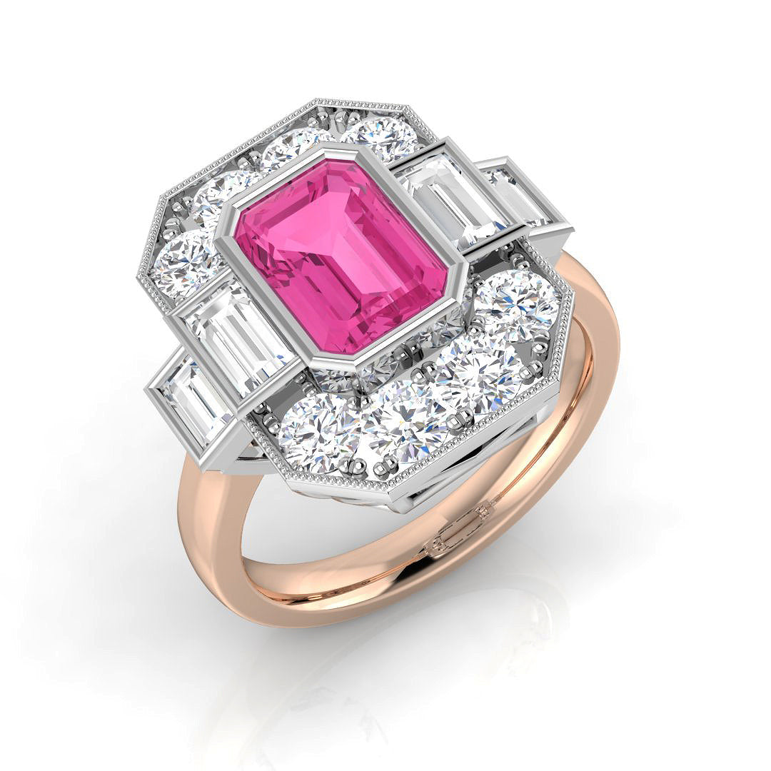 SR3400 — Ring - 9k Rose Gold