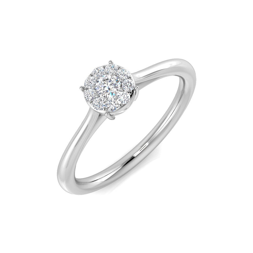 SR3410 — Ring - 9k White Gold