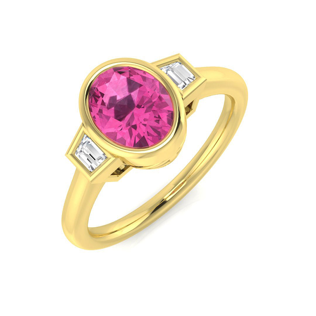 SR3417 — Ring - 18 KT Yellow Gold