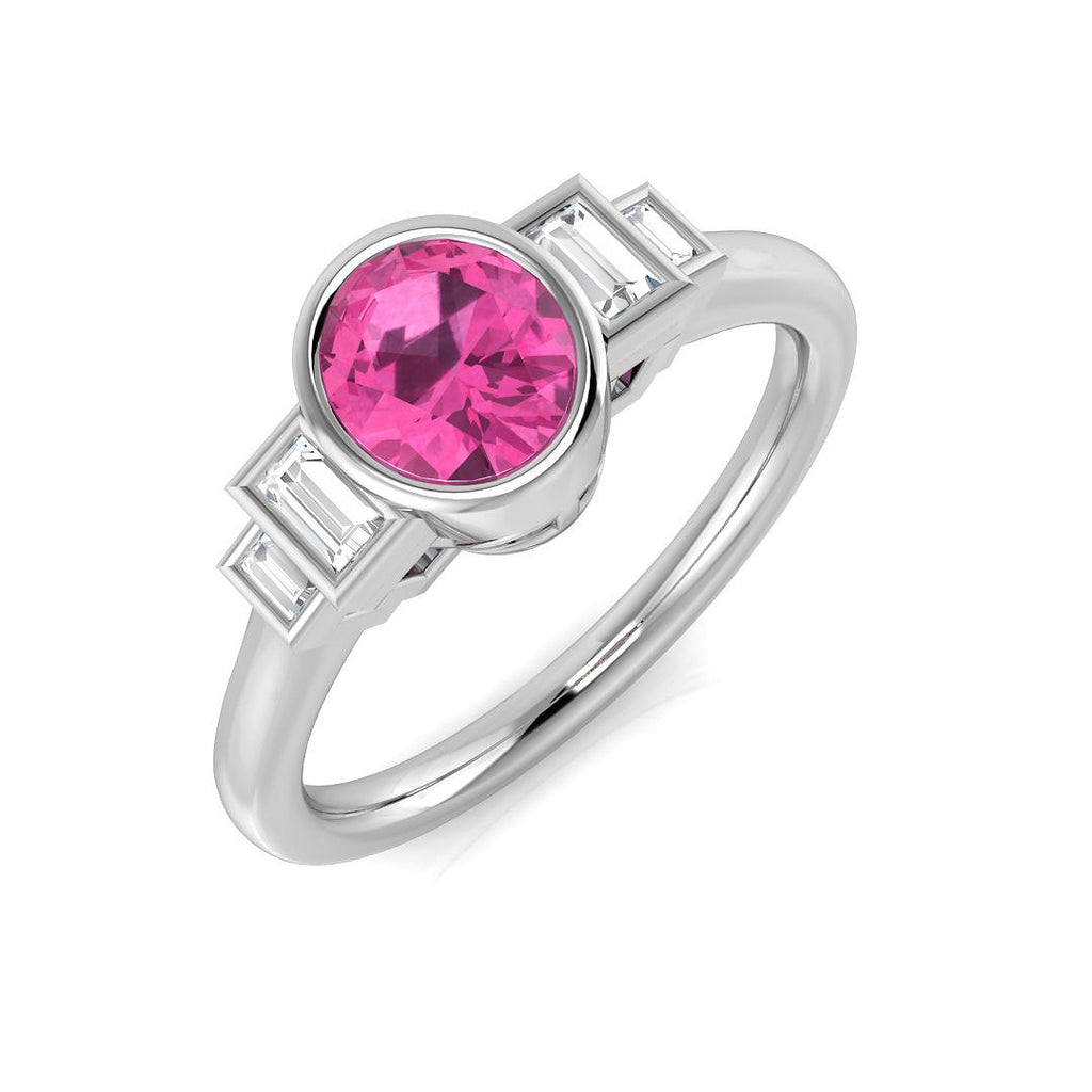 SR3418 — Ring - 9k White Gold