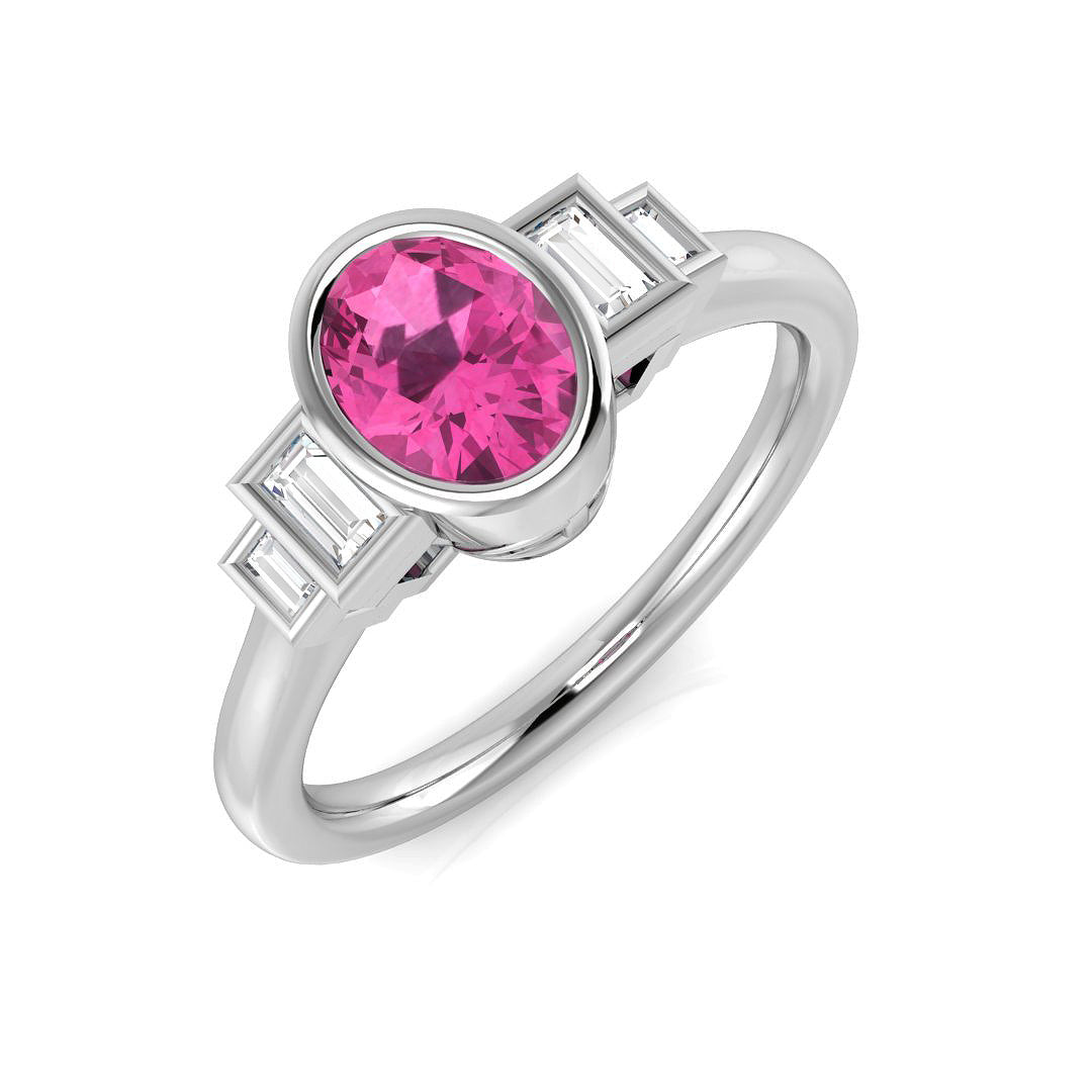 SR3419 — Ring - 9k White Gold