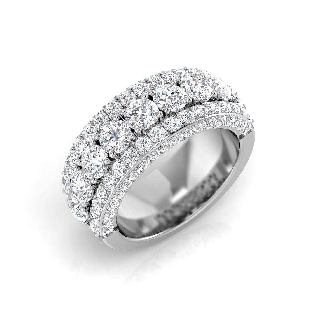 SR3490 — Ring - 9k White Gold