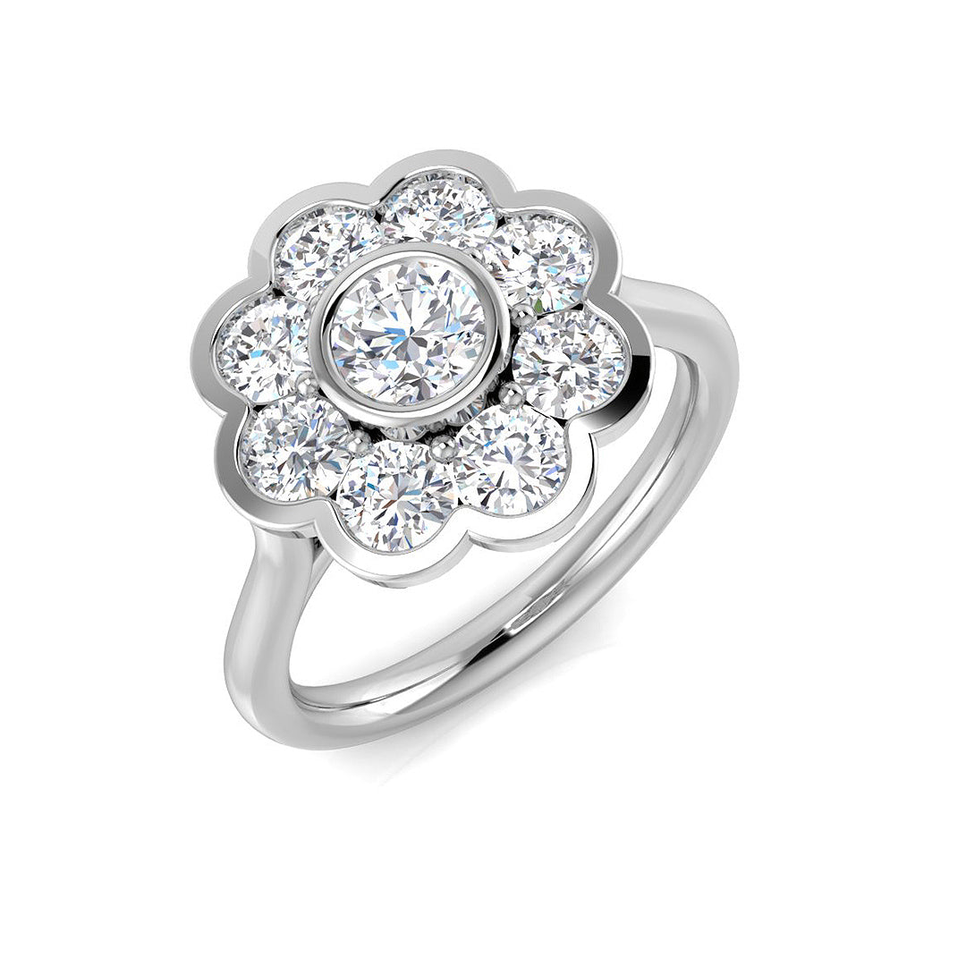 SR3492 — Ring - 9k White Gold