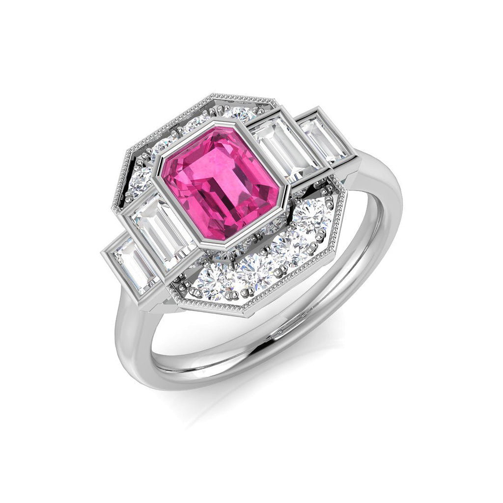 SR3518 — Ring - 9k White Gold