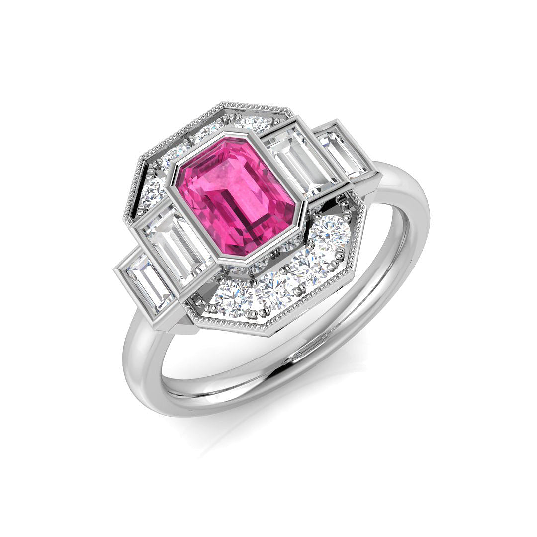 SR3519 — Ring - 9k White Gold