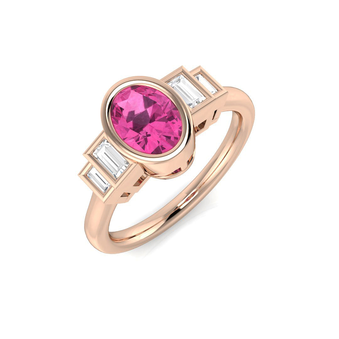 SR3520 — Ring - 9k Rose Gold