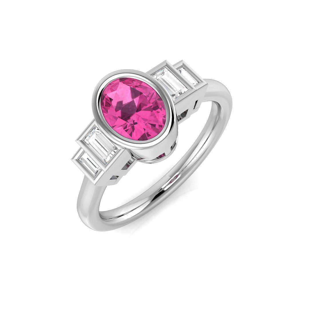 SR3520 — Ring - 9k White Gold
