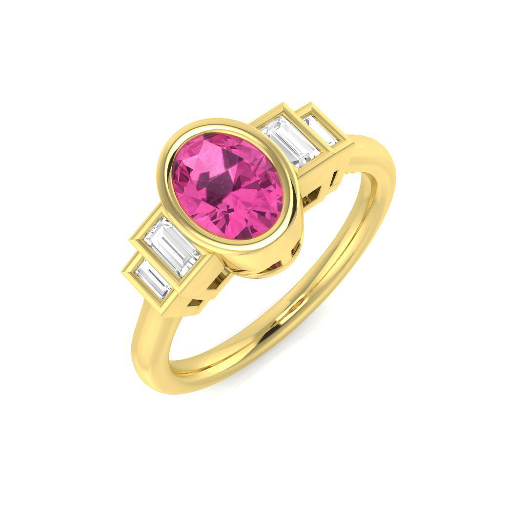 SR3520 — Ring - 9k Yellow Gold