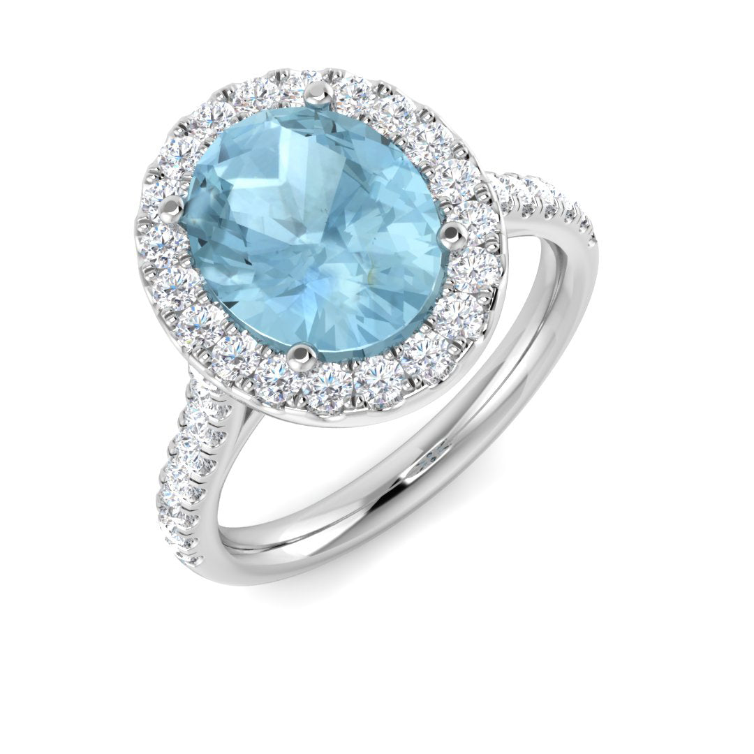 SR352 — Ring - 9k White Gold
