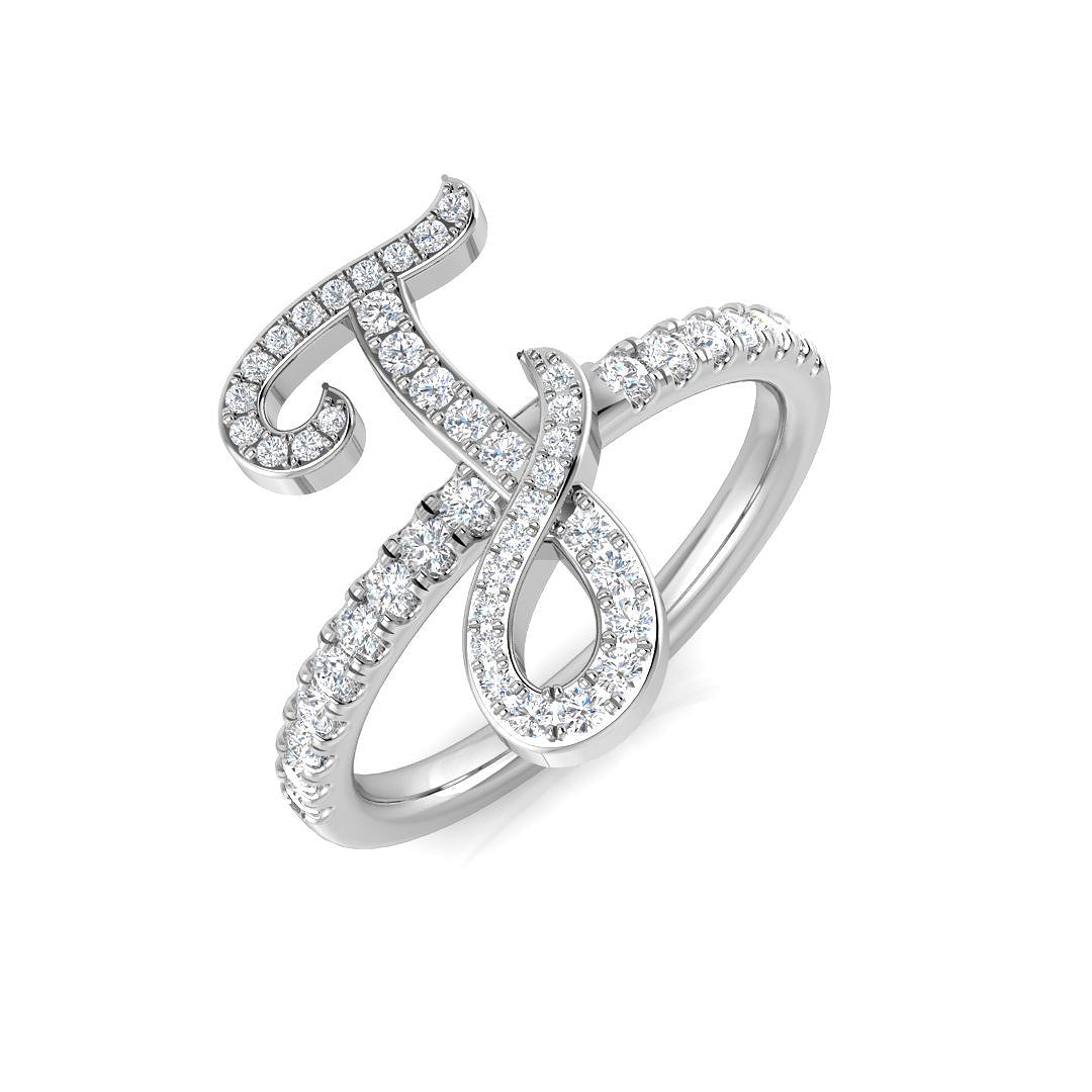 SR3533-J — Ring - 9k White Gold