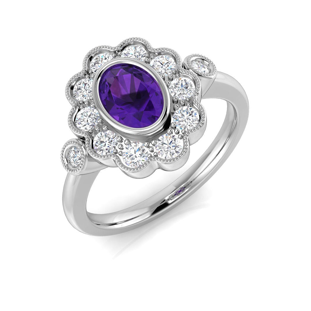 SR3620 — Ring - 9k White Gold