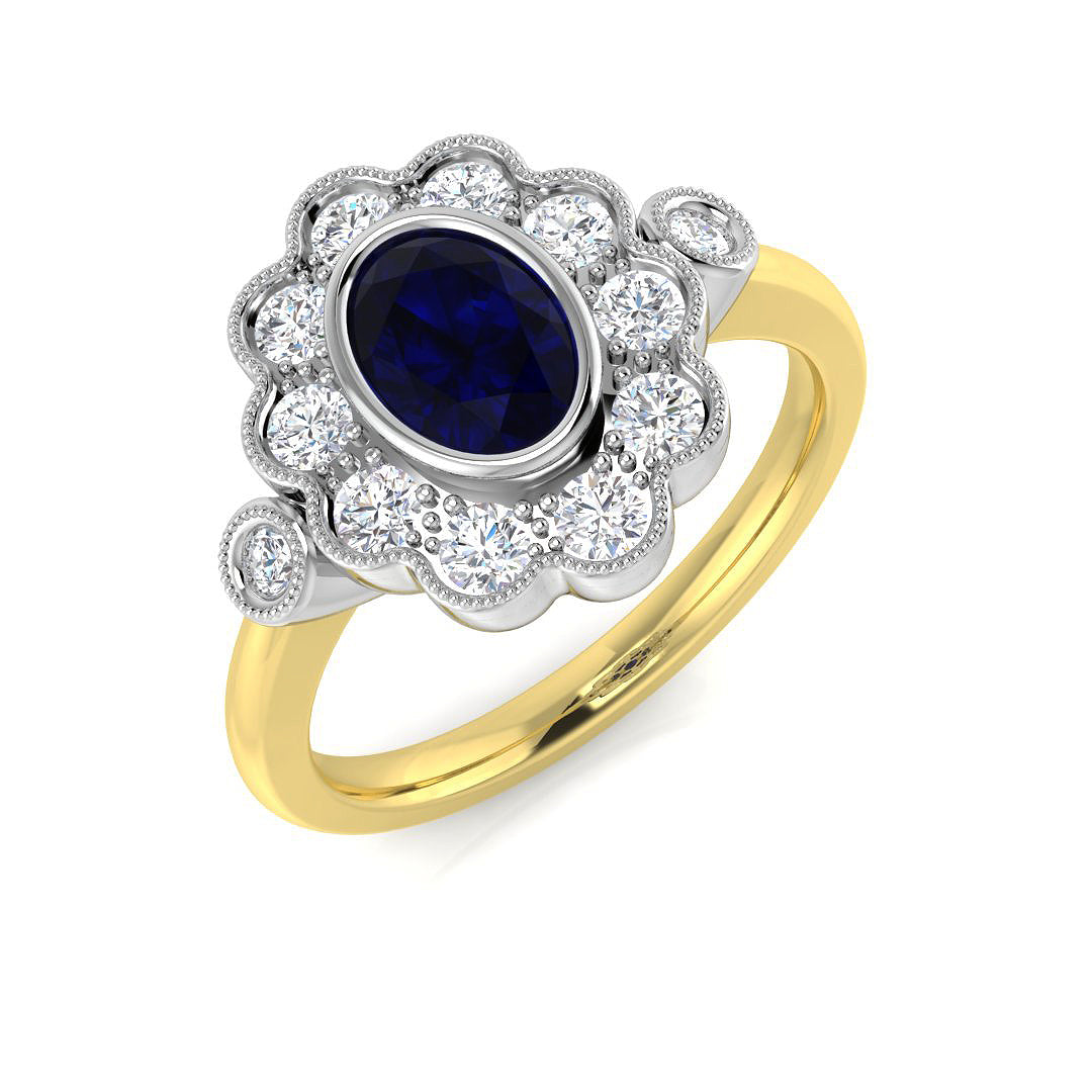 SR3620 — Ring - 18k Two Tone