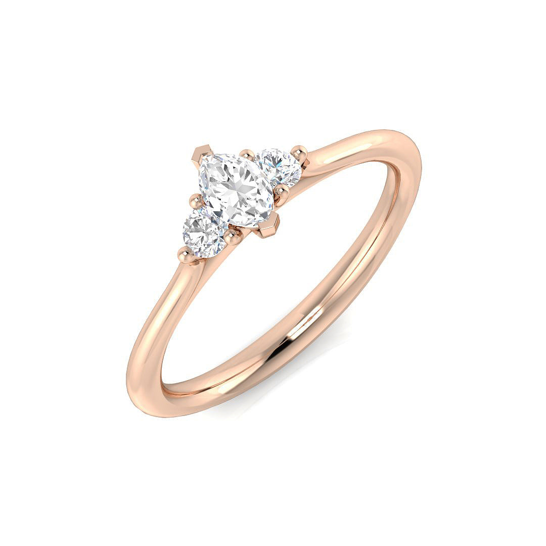 SR3661 — Ring - 9k Rose Gold