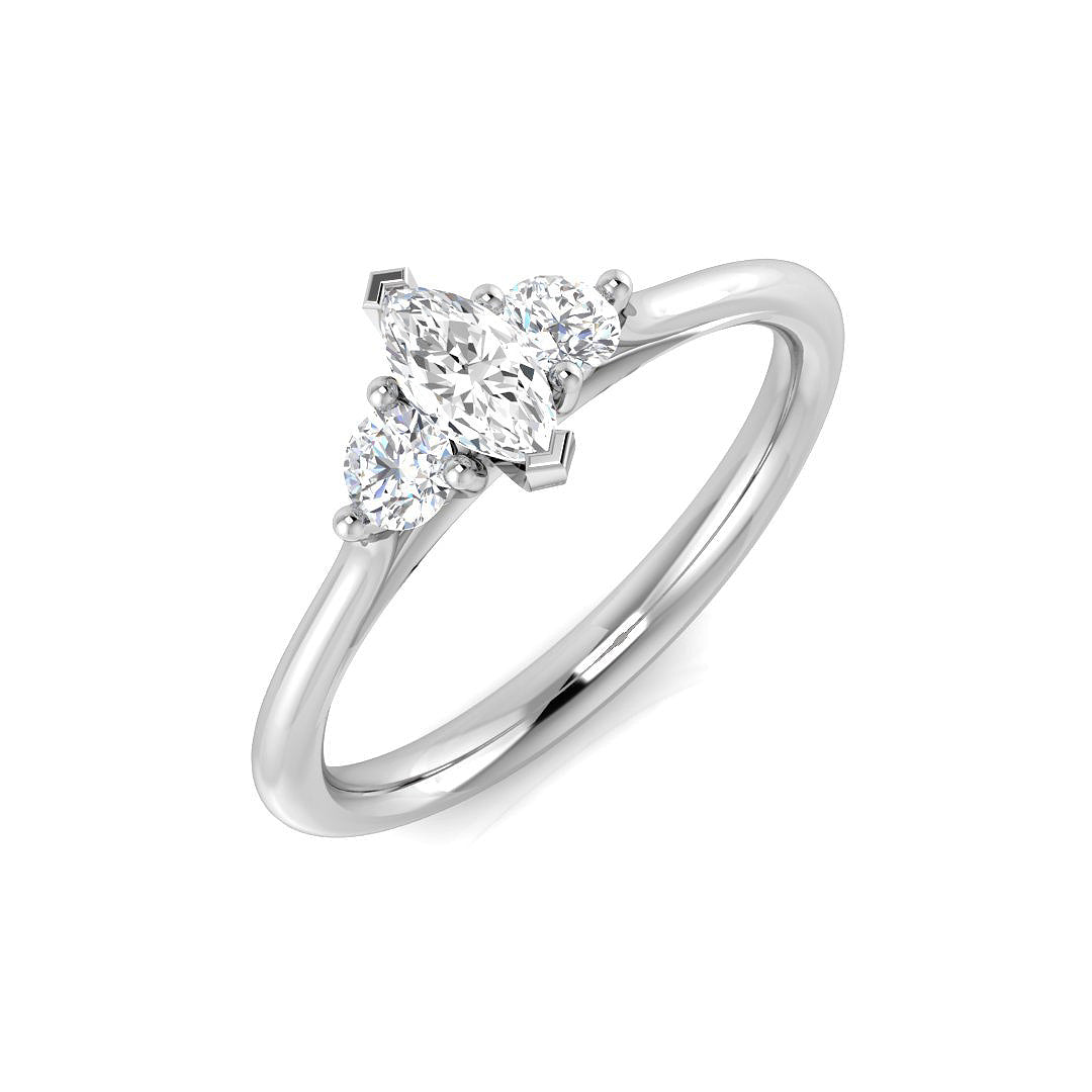 SR3681 — Ring - 9k White Gold