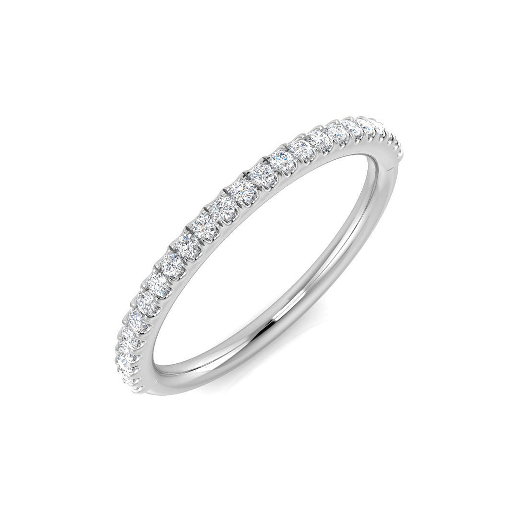 SR3688 — Ring - 9 KT White Gold