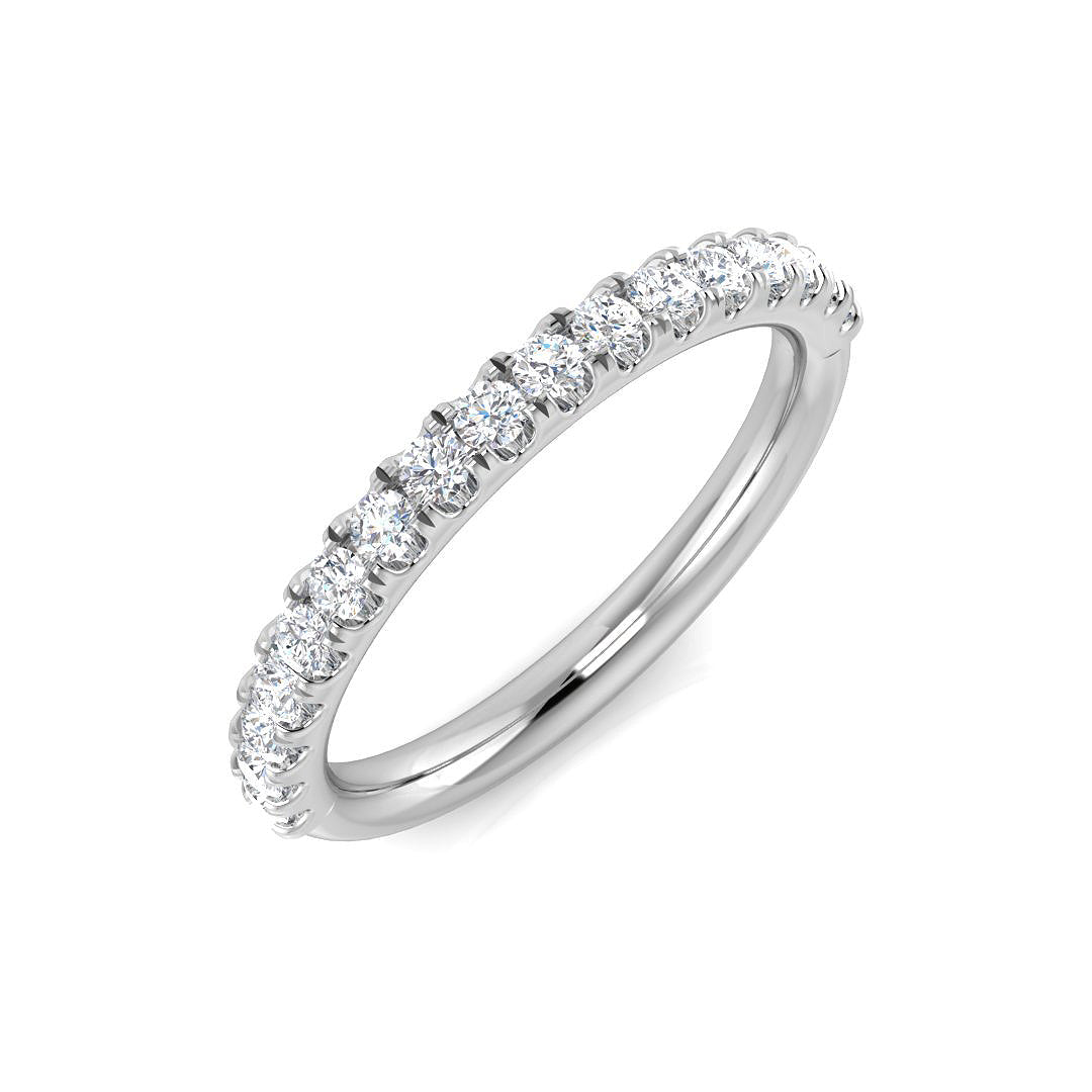 SR3690 — Ring - 9 KT White Gold