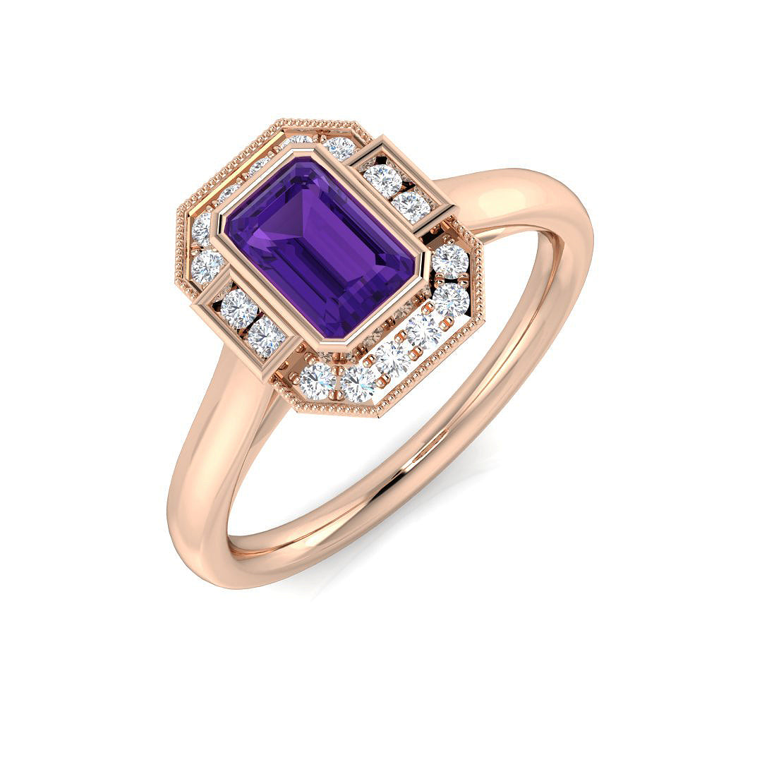 SR3712 — Ring - 9k Rose Gold