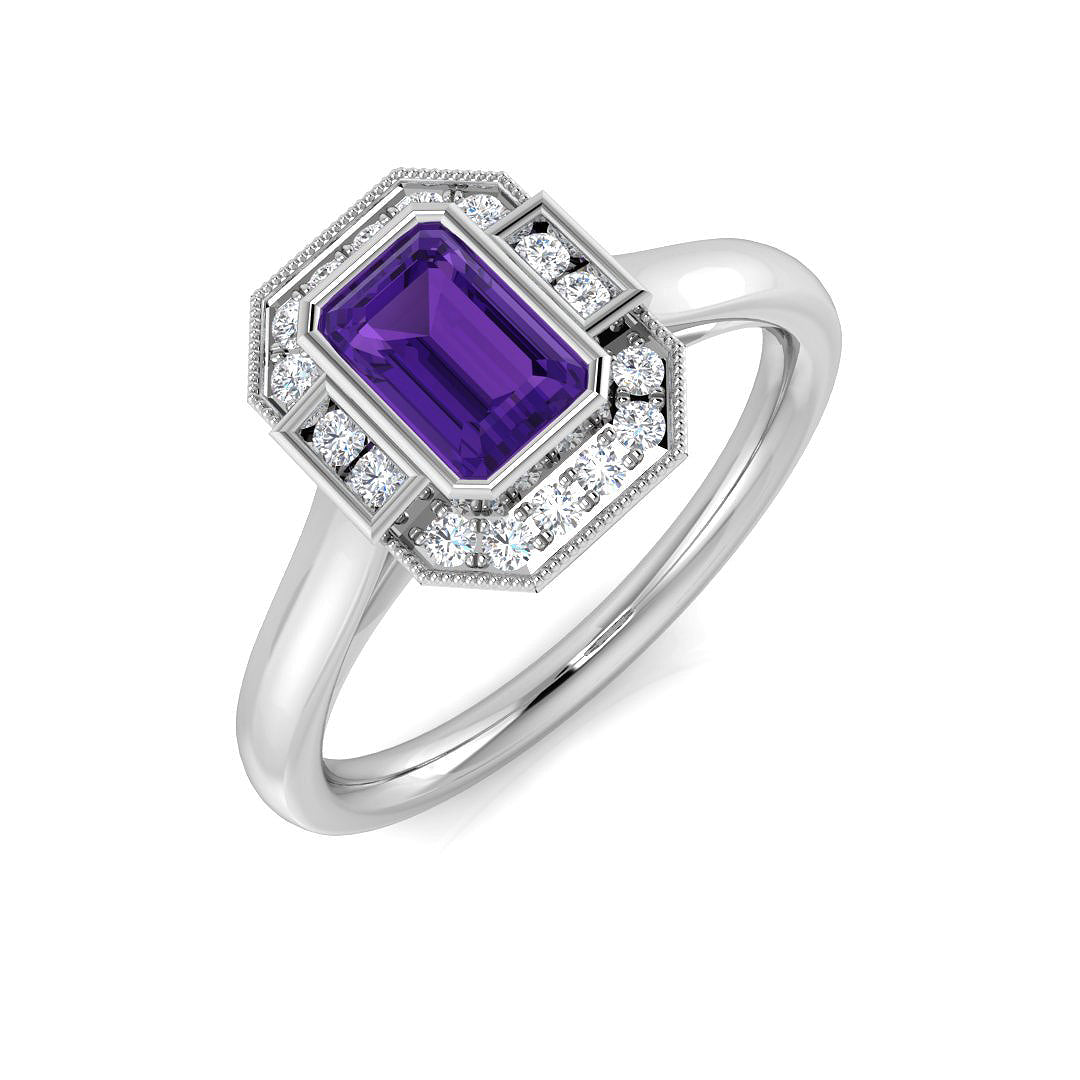 SR3712 — Ring - 9k White Gold