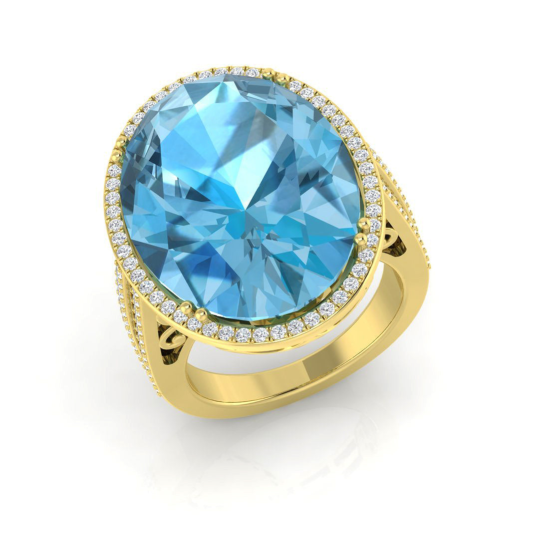 SR3747 — Ring - 9k Yellow Gold