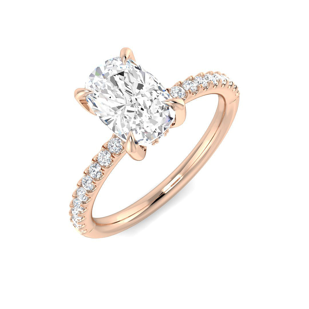 SR3762 — Ring - 9k Rose Gold