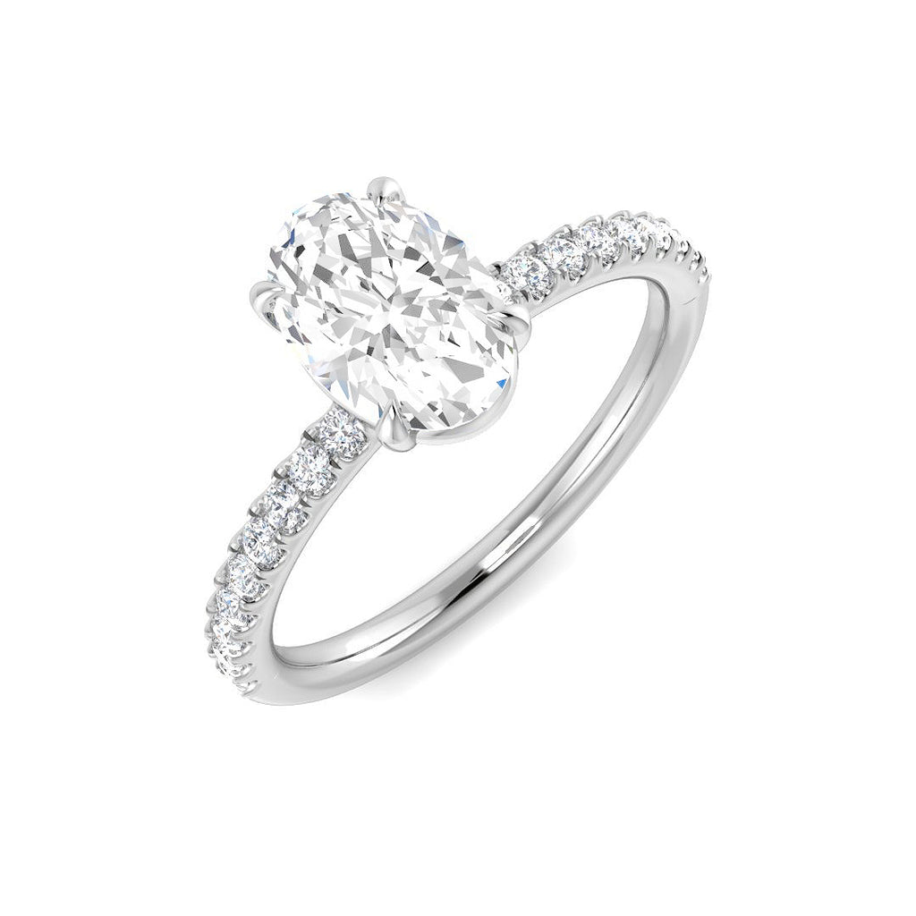 SR3782 — Ring - 9k White Gold