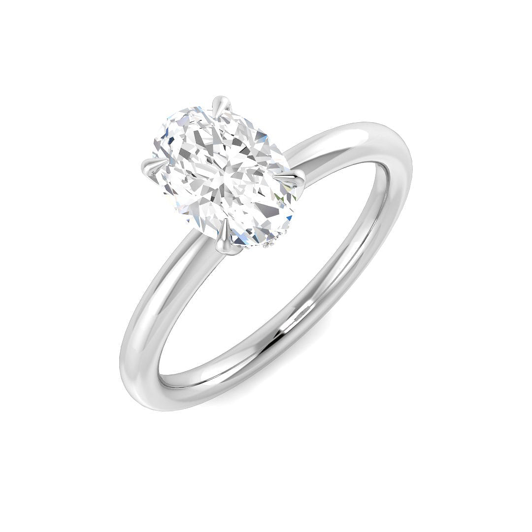 SR3783A — Ring - 9k White Gold