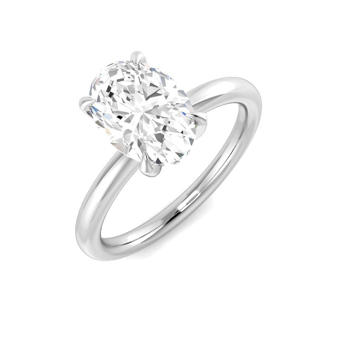 SR3789 — Ring - 9k White Gold