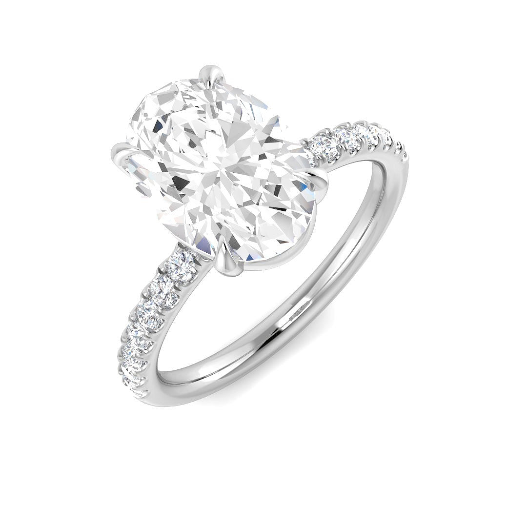 SR3791 — Ring - 9k White Gold