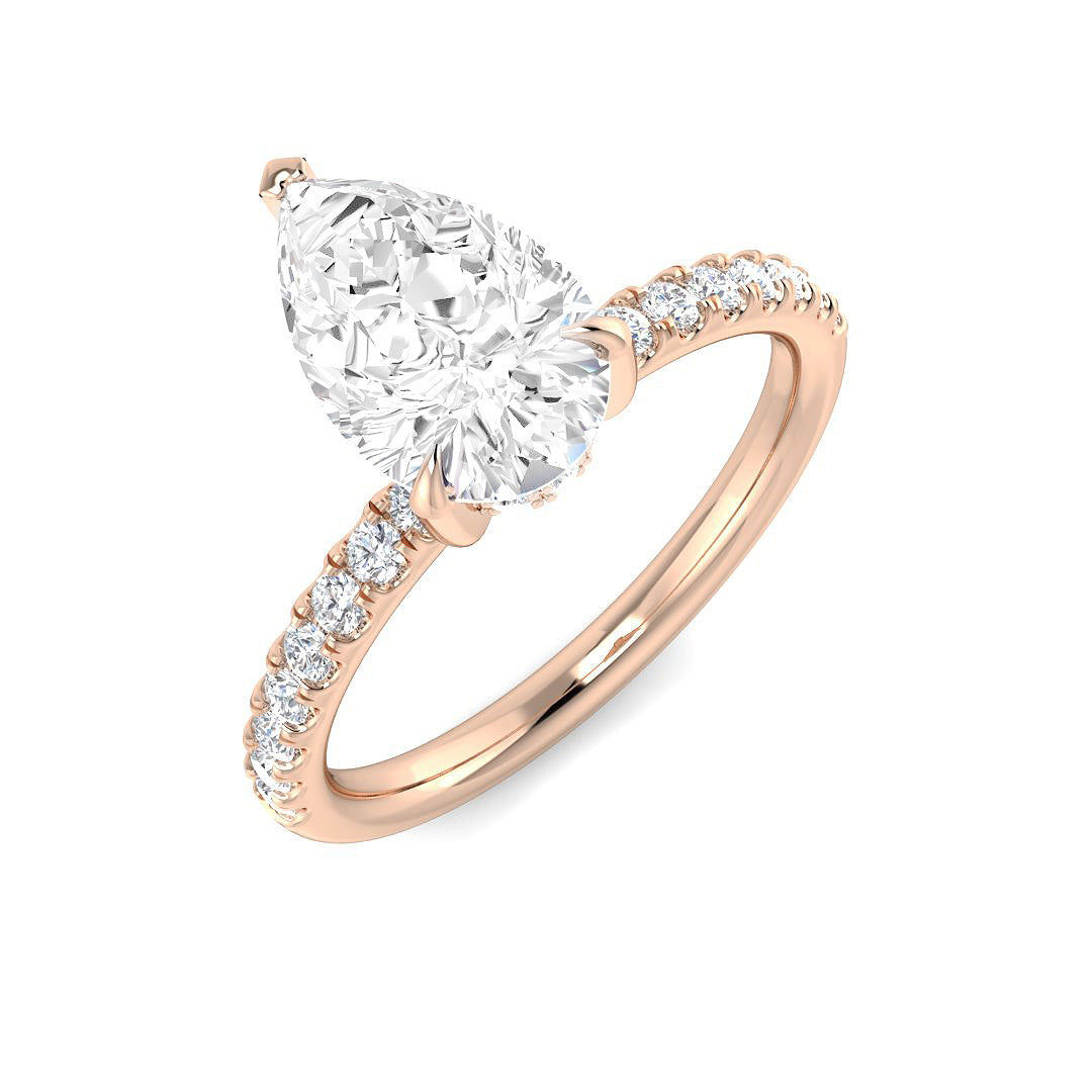 SR3800 — Ring - 9k Rose Gold