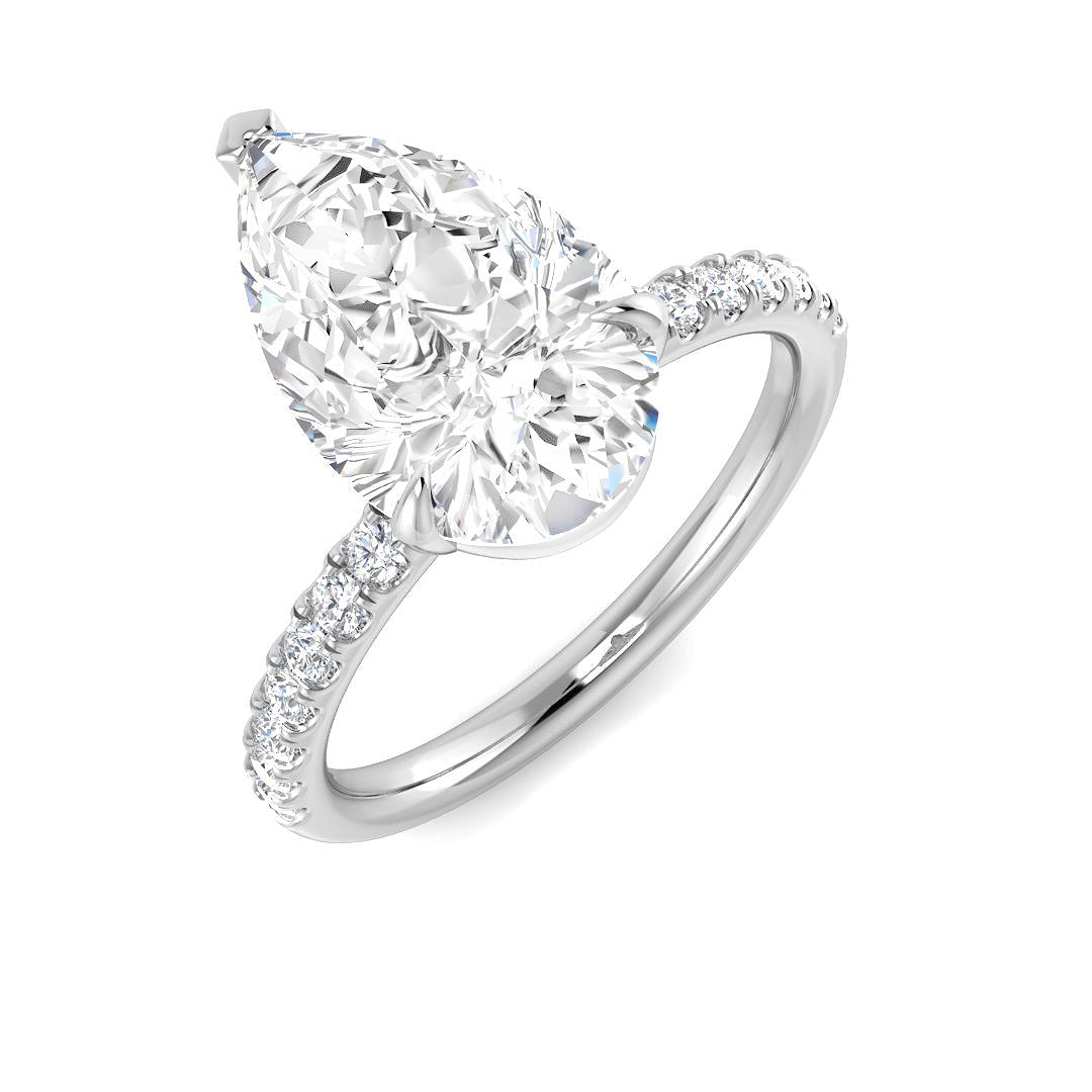SR3805 — Ring - 9k White Gold