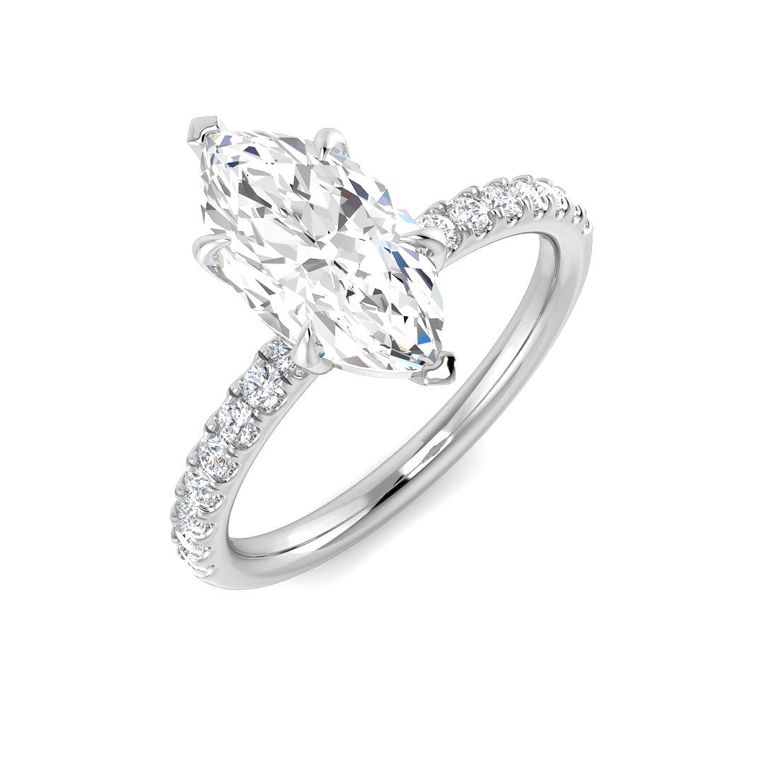 SR3817 — Ring - 9k White Gold
