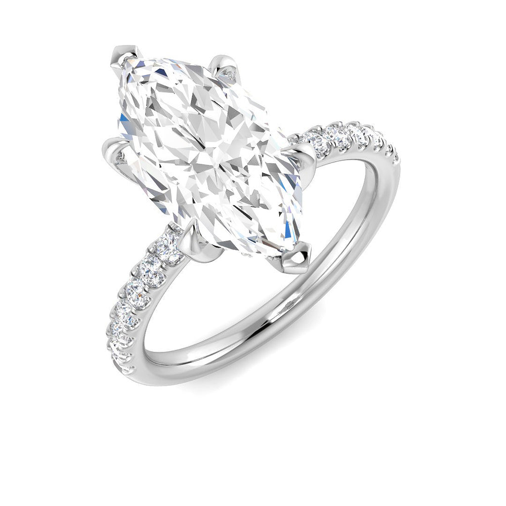 SR3819 — Ring - 9k White Gold