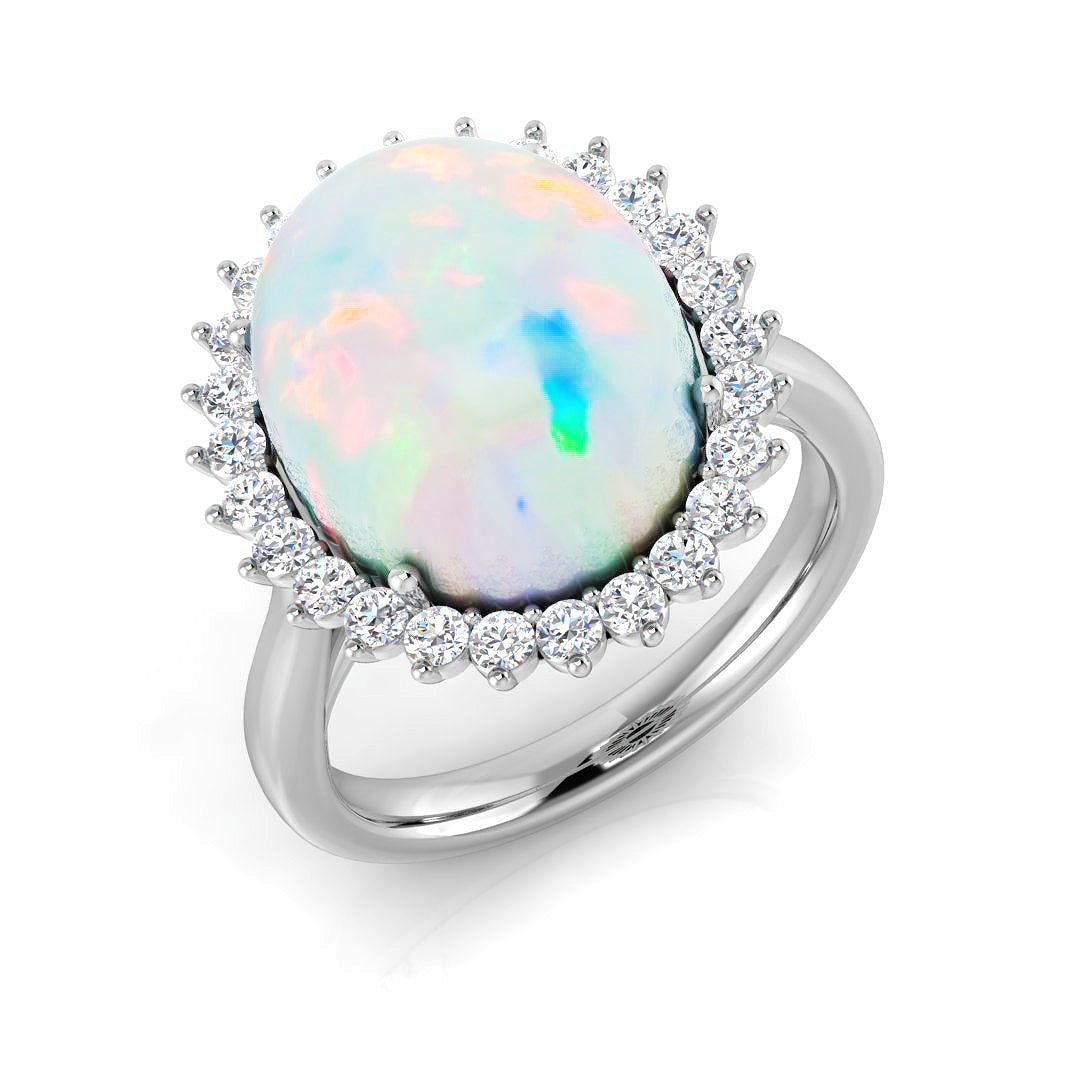 SR3870 — Ring - 9k White Gold