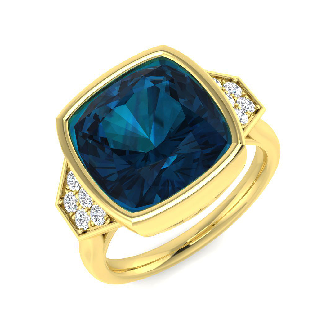 SR3872 — Ring - 9k Yellow Gold