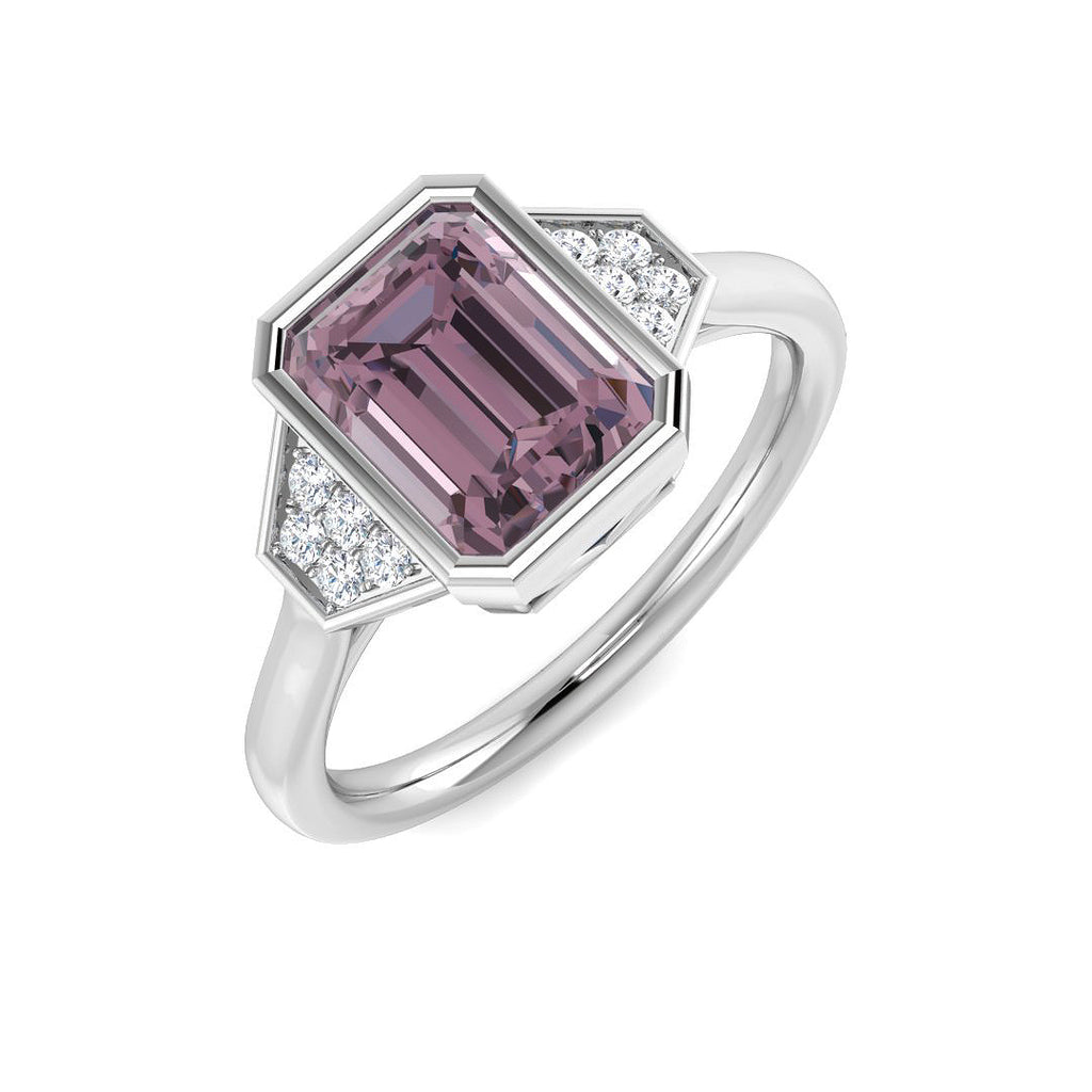SR3875 — Ring - 9k White Gold