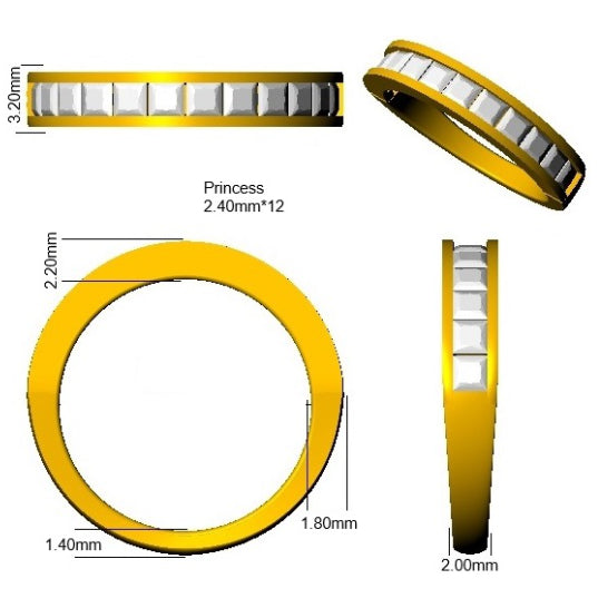 SR3884 — Ring - 9k Yellow Gold detail