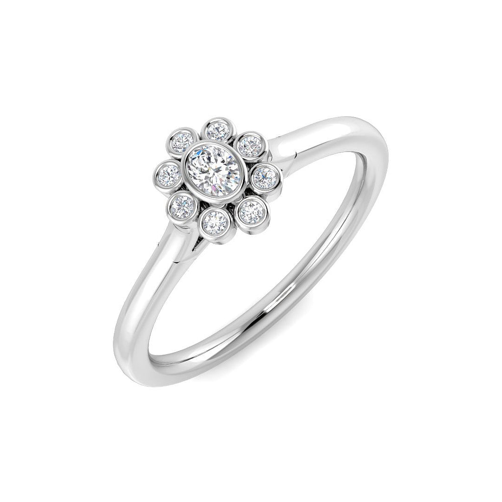 SR3898 — Ring - 9k White Gold