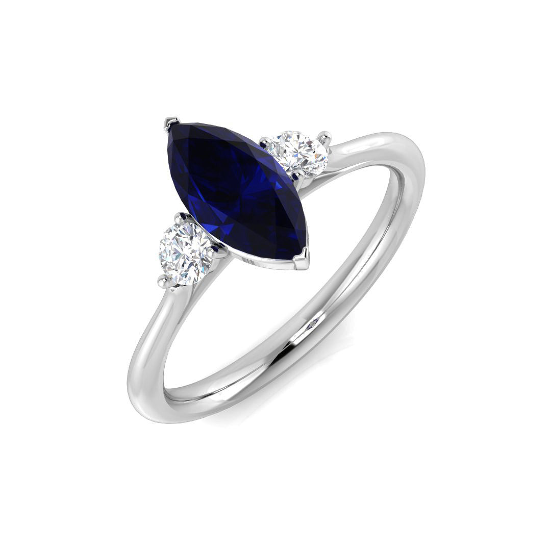 SR3902 — Ring - 9k White Gold