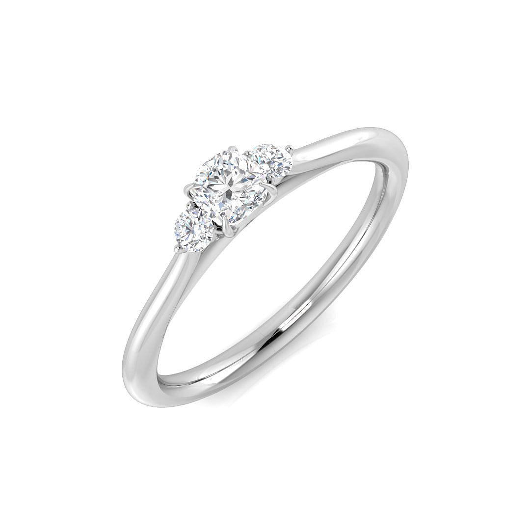 SR3903 — Ring - 9k White Gold