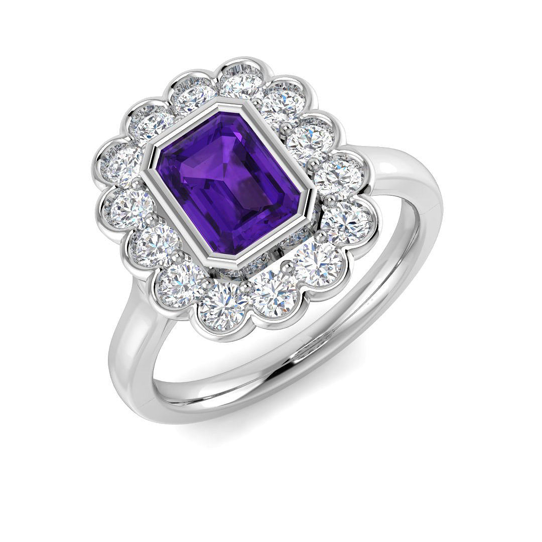 SR3908 — Ring - 9k White Gold