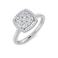 SR3916 — Ring - 9k White Gold