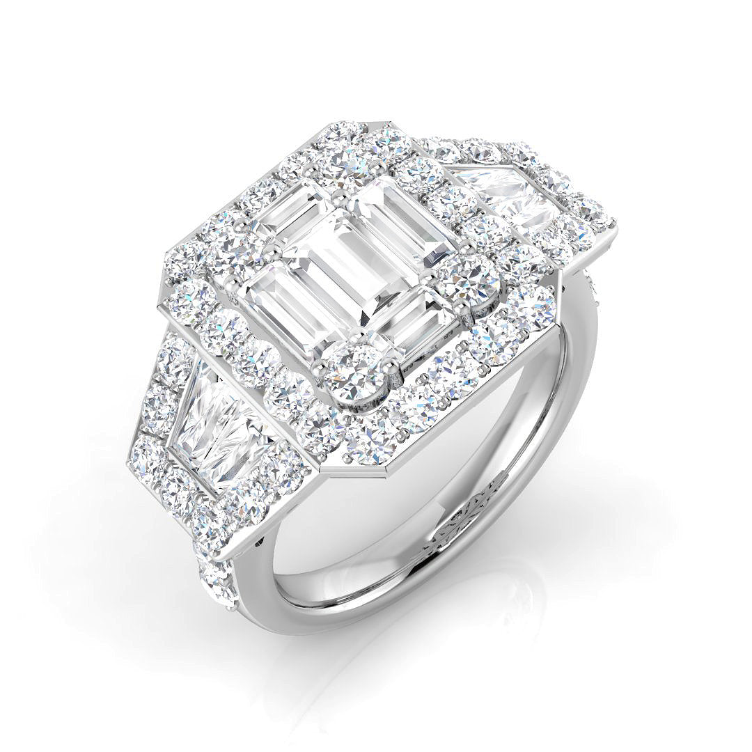 SR391 — Ring - 9k White Gold