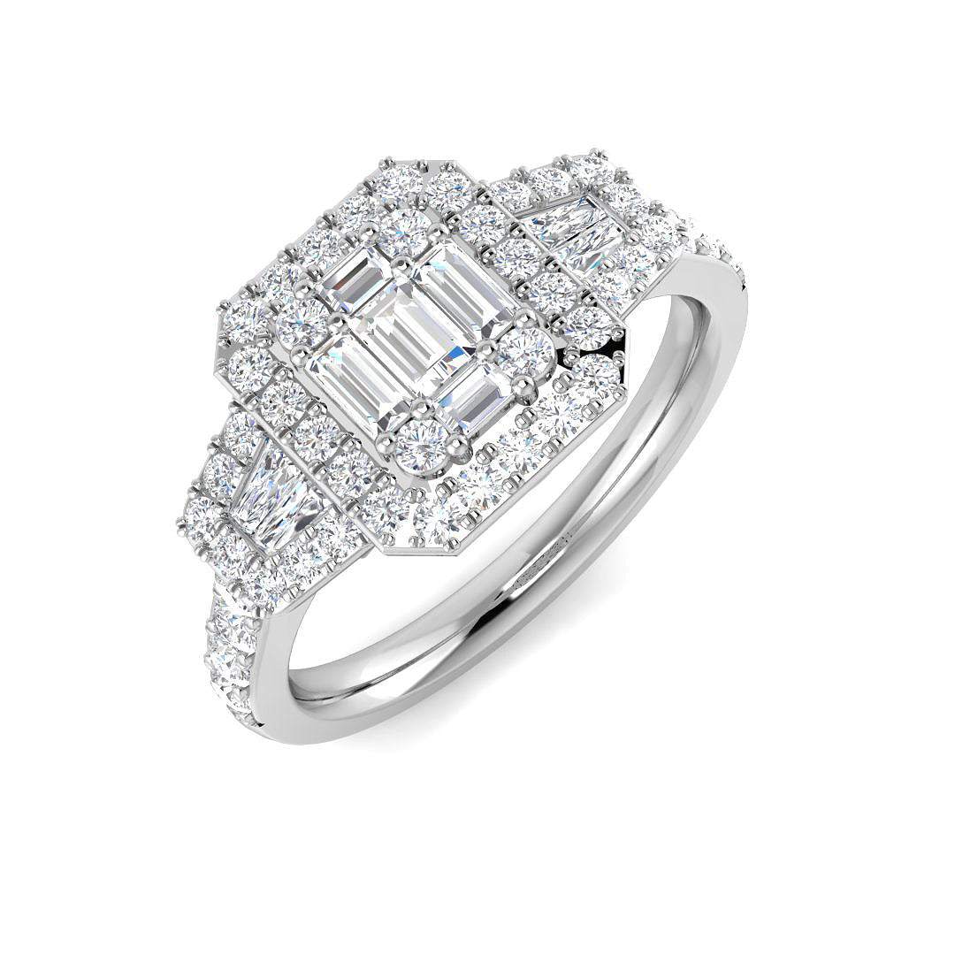 SR3937 — Ring - 9k White Gold